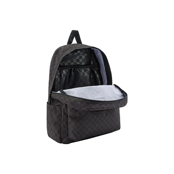 Vans Polyester Backpack Regular Unisex Black Gray-3