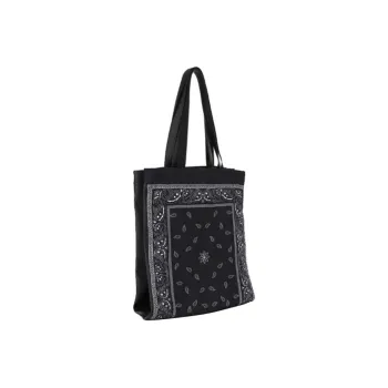 YProject Leather Double-Sided Handbag Regular Women's Black
