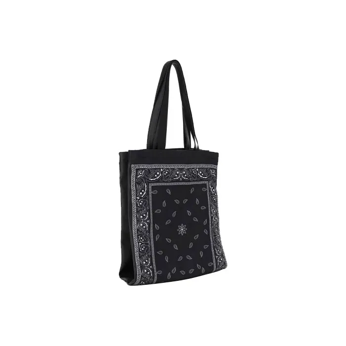 YProject Leather Double-Sided Handbag Regular Women's Black-0