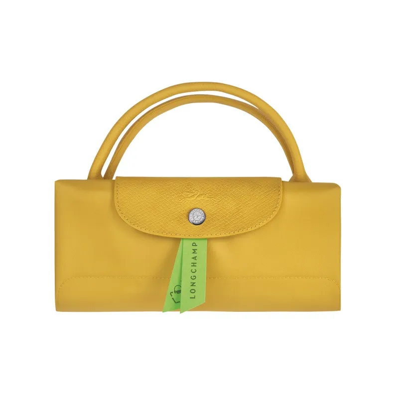 LONGCHAMP Le Pliage Green Canvas Handbag Canvas Bag Travel Bag Women's-3