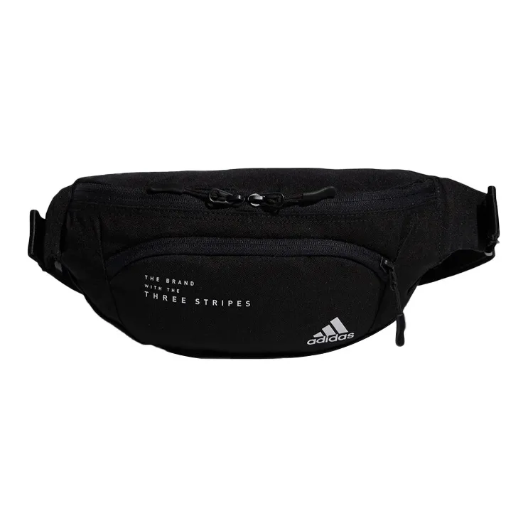 Adidas Polyester Shoulder Bag Crossbody Bag Fanny Pack Regular Unisex Black-0