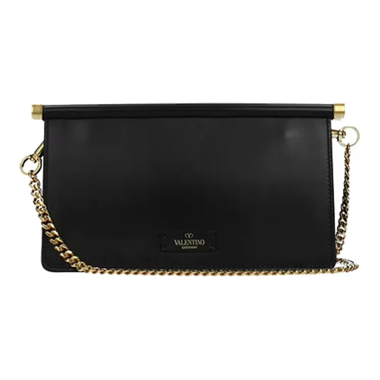 Valentino Leather Clutch Regular Women's Blue-2