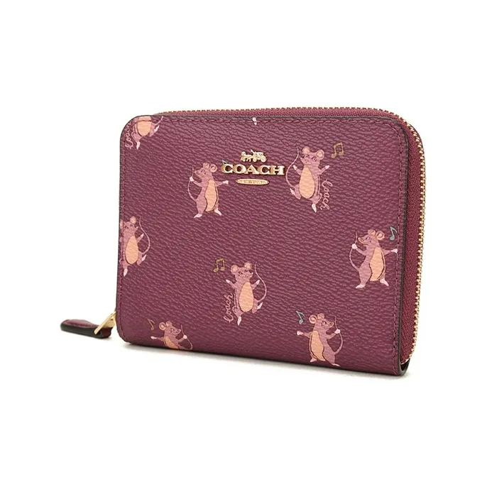 COACH Zip Around Wallets-1
