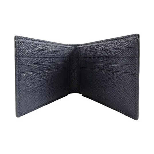 COACH 3 IN 1 Wallet Genuine Leather Card Holder, Wallet Men's Marine Blue-3
