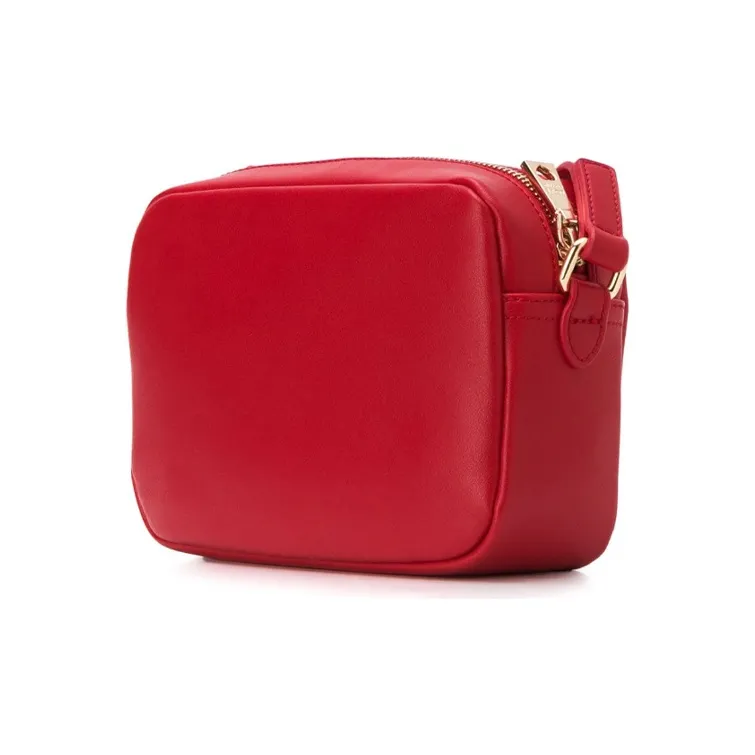 MOSCHINO PU Portable Crossbody Bag, Shoulder Bag Mini Women's Red-2