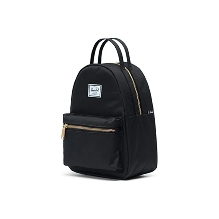 Herschel Polyester Backpack Mini Unisex Black Warrior-1