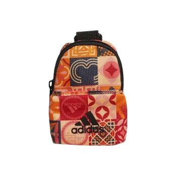 Adidas Polyester Key Pouch Storage Bag Coin Purse Mini Unisex Red