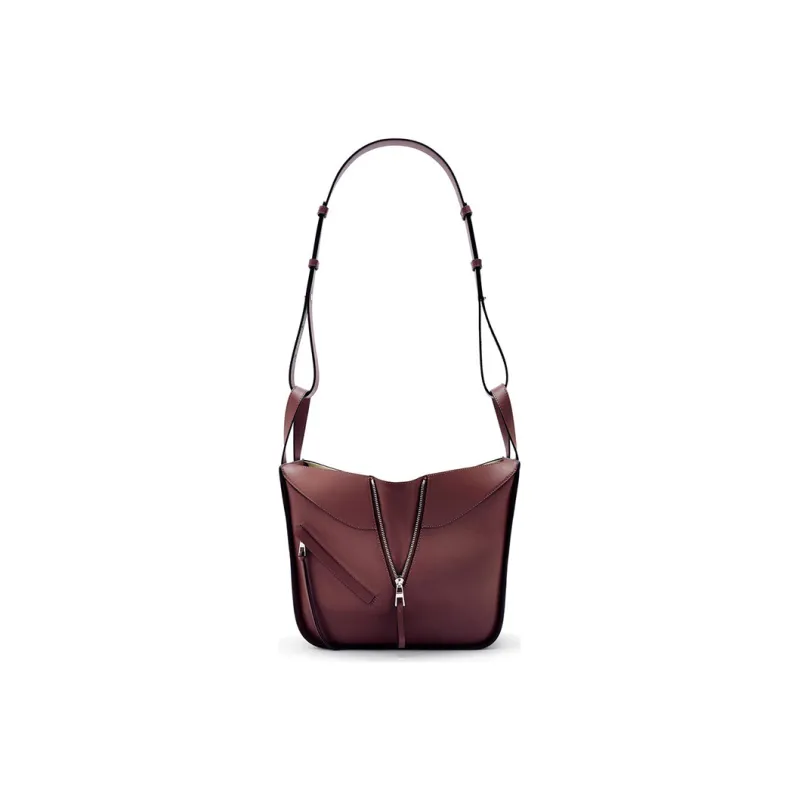 LOEWE Hammock Classic Calfskin Shoulder Bag Crossbody Bag Handbag Women's Margaux Red-1