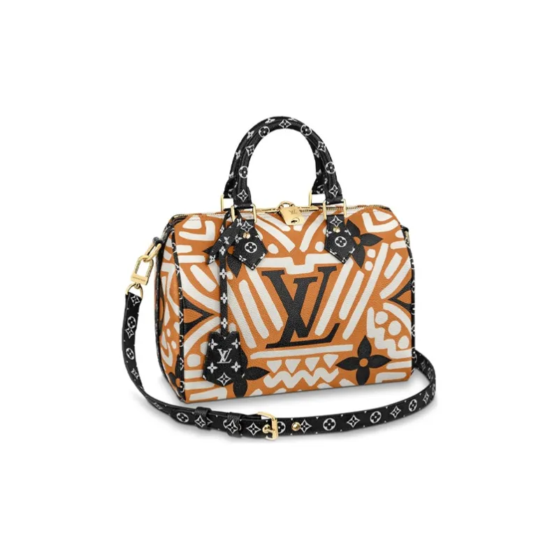 LOUIS VUITTON Crafty Speedy Bandouliere 25 Caramel/Cream-1