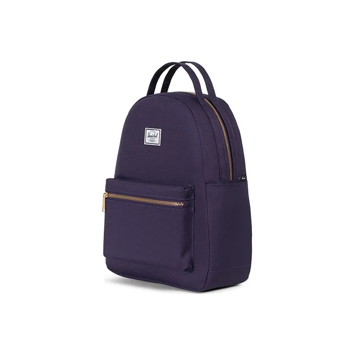 Herschel Polyester Backpack Small Size Unisex Dark Purple-1