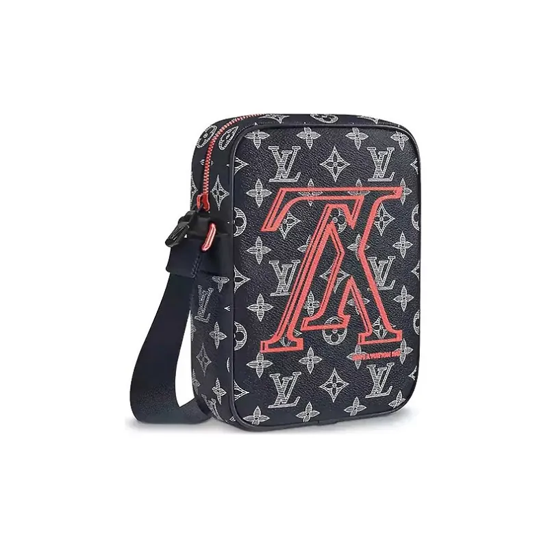 LOUIS VUITTON Danube Monogram Upside Down Ink Pm Navy-1