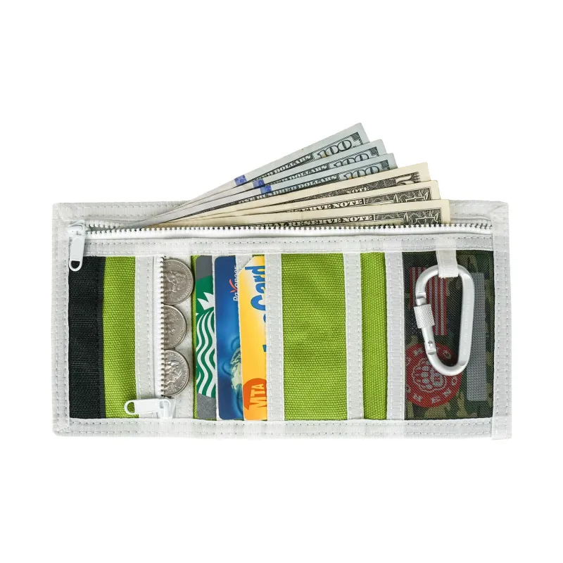 Rough Enough Canvas Coin Purses Wallets Unisex Green-2
