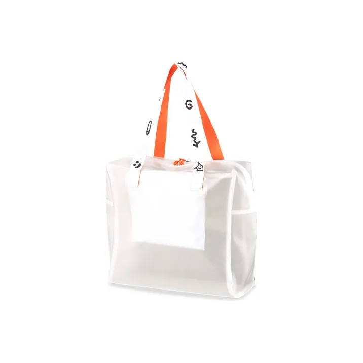 PUMA X MR Doodle Shopper Collaboration Fabric Handbag Regular Unisex White-1