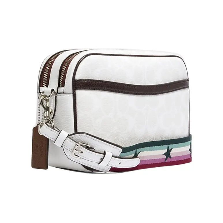 COACH Marvel Collaboration Leather Camera Bags Crossbody Bag Shoulder Bag Women's White-1
