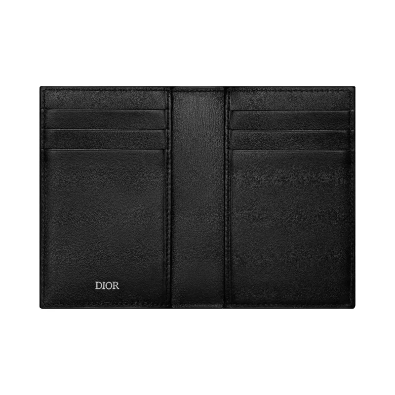 DIOR Canvas Card Holder Men's Black-1