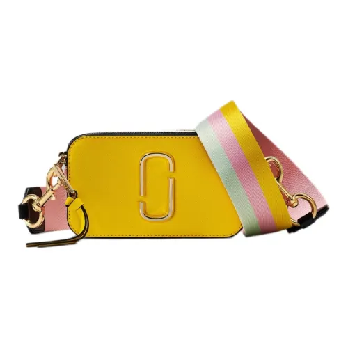 MARC leatherS Leather Camera Crossbody day Bag, Shoulder day Bag Women's Yellow