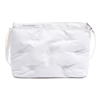 KILLWINNER Cloud Memory Foam Soft Down Cotton Shoulder Bag Women's White