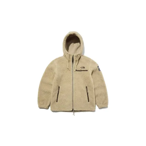 THE NORTH FACE Unisex Fleece Eco Hooded Jacket Khaki