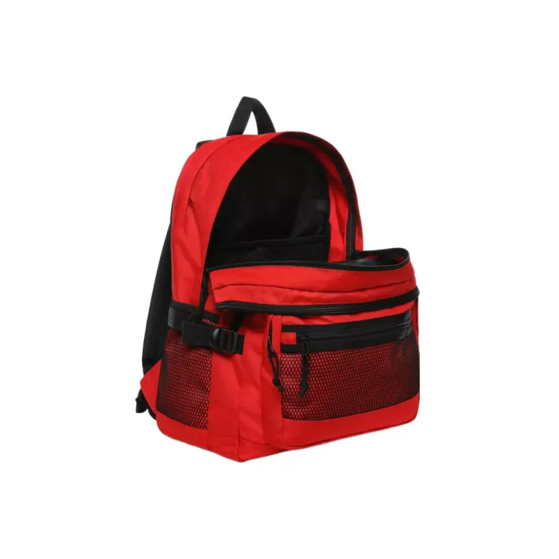 Vans Polyester Laptop Backpack Regular Unisex Red-3