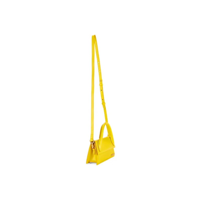 Jacquemus Leather Shoulder Bag, Handbag Women's Yellow-2