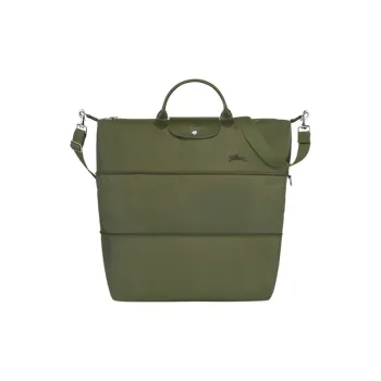 LONGCHAMP Le Pliage Green Canvas Bag Travel Bag Men's Green