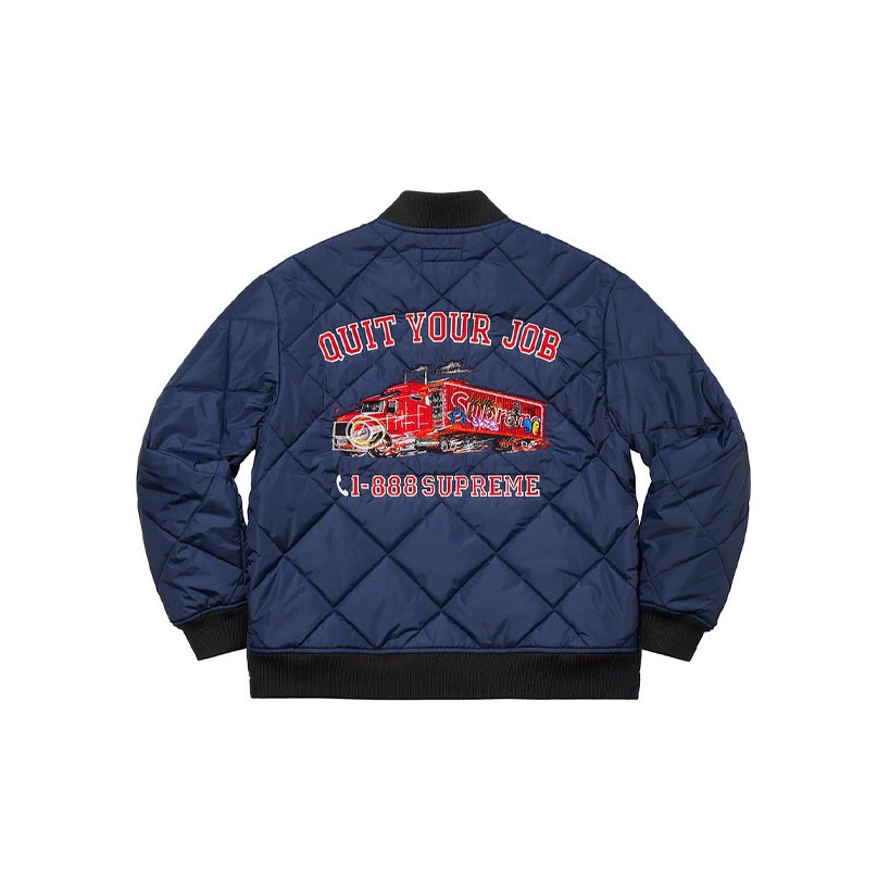 Supreme Quit Your Job Quilted Work Jacket Obando - Cheap Rcj Supreme Quit Your Job Quilted Work Jacket Obando - Cheap Rcj