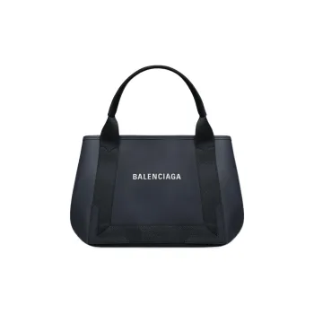 Balenciaga Smooth Calf Leather Handbag Women's Dark Blue