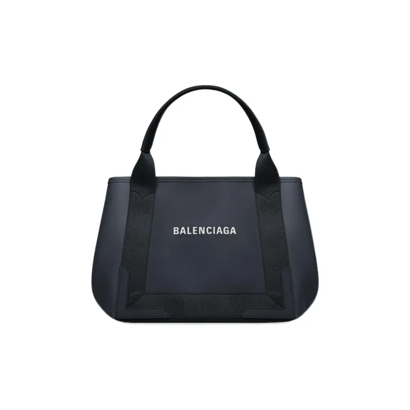 Balenciaga Smooth Calf Leather Handbag Women's Dark Blue-0