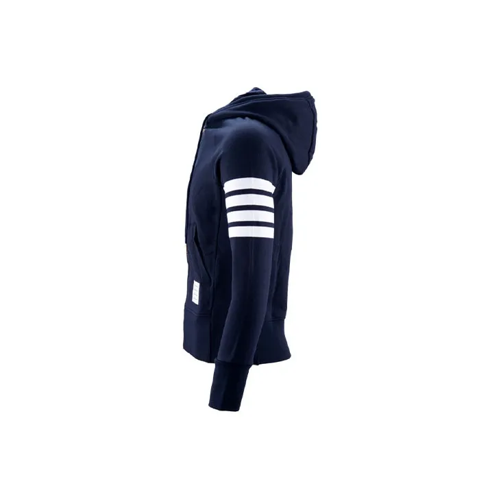 THOM BROWNE 4 Bar Striped Zipped Jacket-2