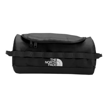 THE NORTH FACE Nylon Fabric Toiletry Bag, Handbag Large Size Unisex Black