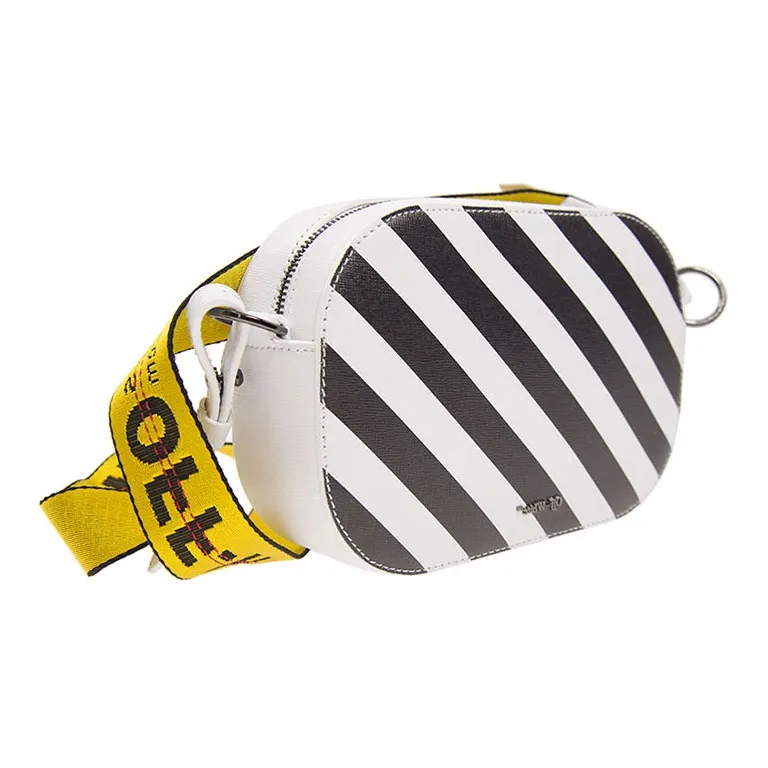OFF WHITE Leather Crossbody Bag, Shoulder Bag Women's White-2