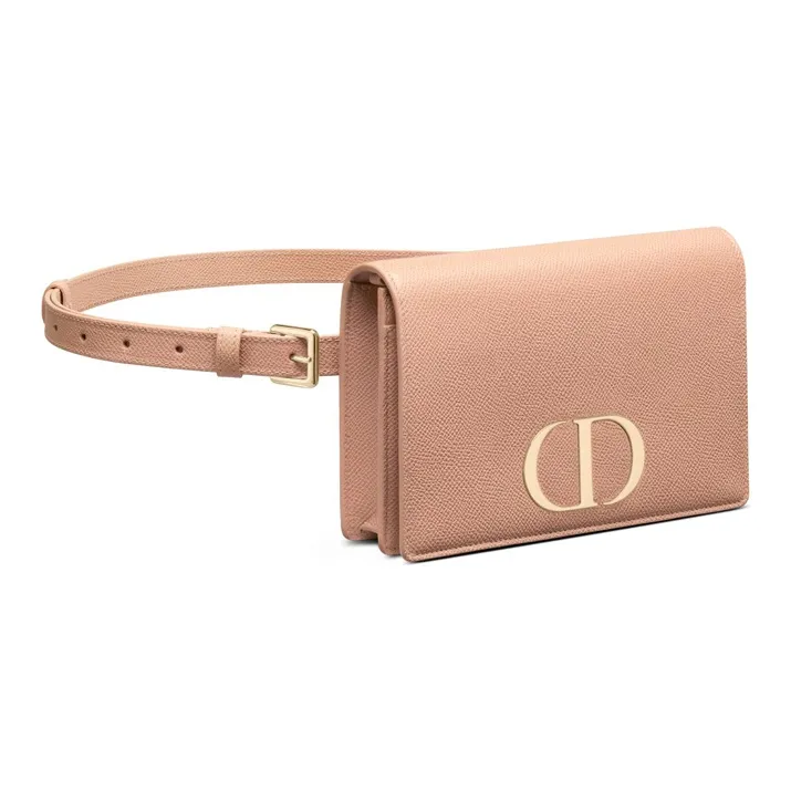 DIOR Cow Leather Fanny Pack Regular Women's Pink-1