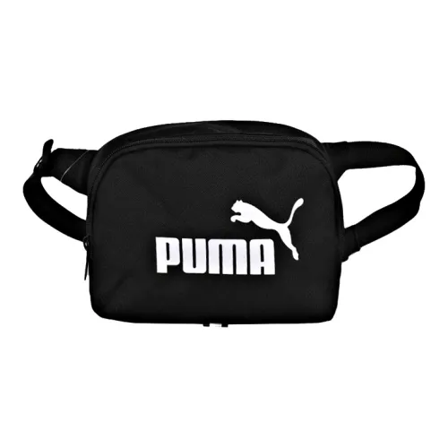 PUMA Fabric One Shoulder Crossbody Fanny Pack Regular Unisex Black