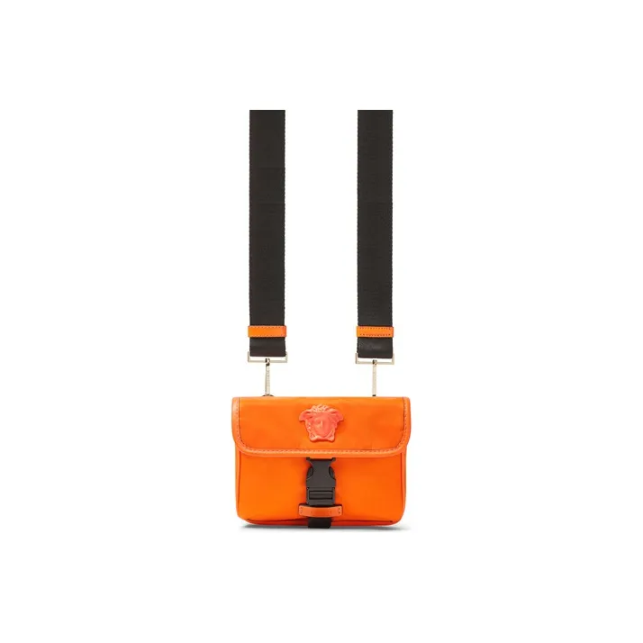 FANSIZHE Nylon Messenger Bag Crossbody Bags Small Size Men's Orange-0