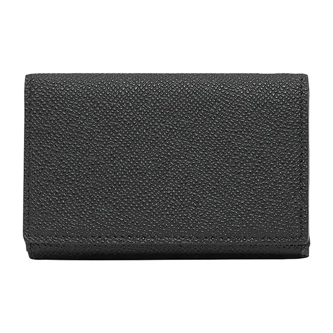 Burberry Grain Leather Wallet Men's Black-3