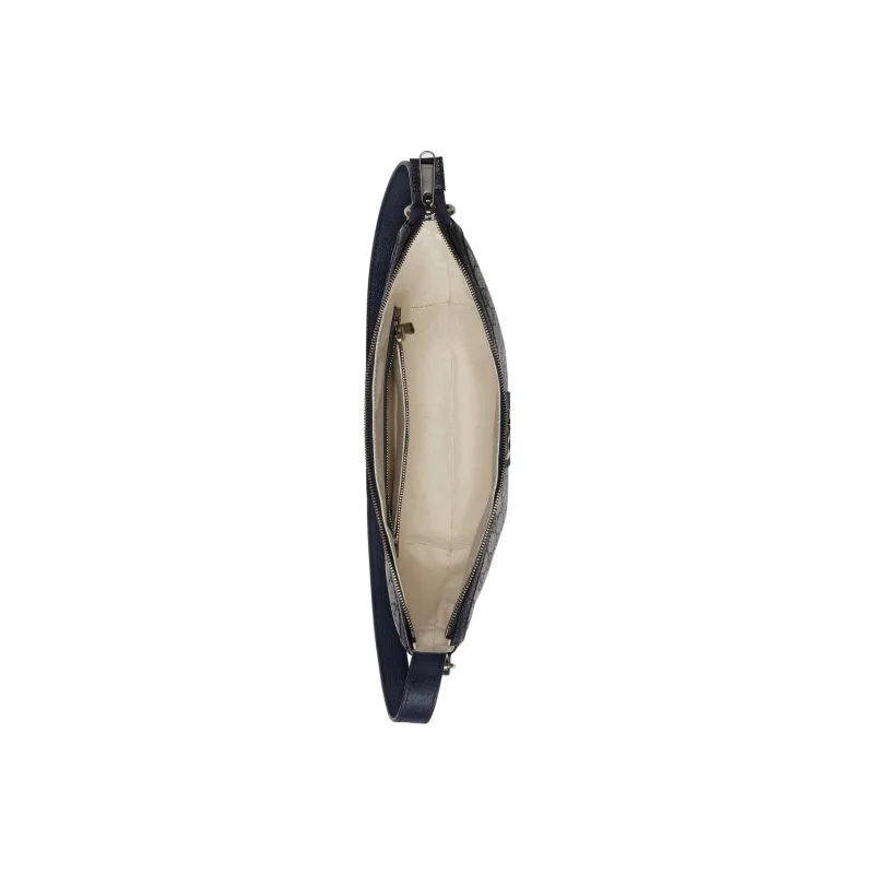 GUCCI Ophidia Canvas With Leather Dumpling Bag Crescent Bag Shoulder Bag Crossbody Bag Small Size Unisex Blue/Beige-5