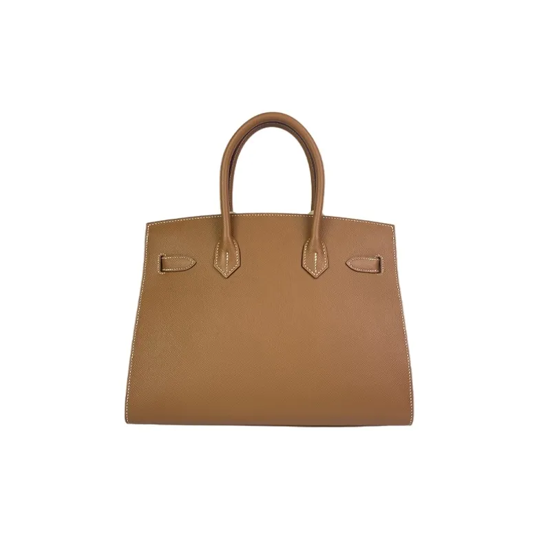 HERMES Birkin Epsom Leather Birkin Bag Handbags Women's 37 Gold Gold Brown-2