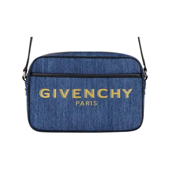 Givenchy BOND Denim Fabric Camera Bags Crossbody Bag Shoulder Bag Women's Denim Blue