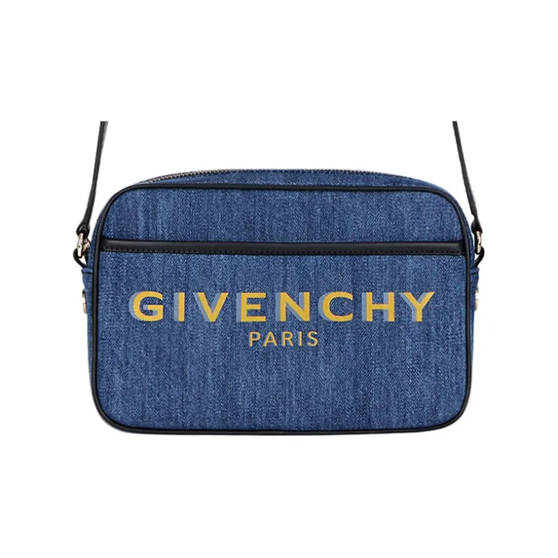 Givenchy BOND Denim Fabric Camera Bags Crossbody Bag Shoulder Bag Women's Denim Blue-0