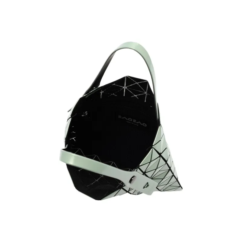 ISSEY MIYAKE Prism Polyvinyl Chloride Resin Tote Bag Shopping Bag Handbag Shoulder Bags Women's Olive Green-2