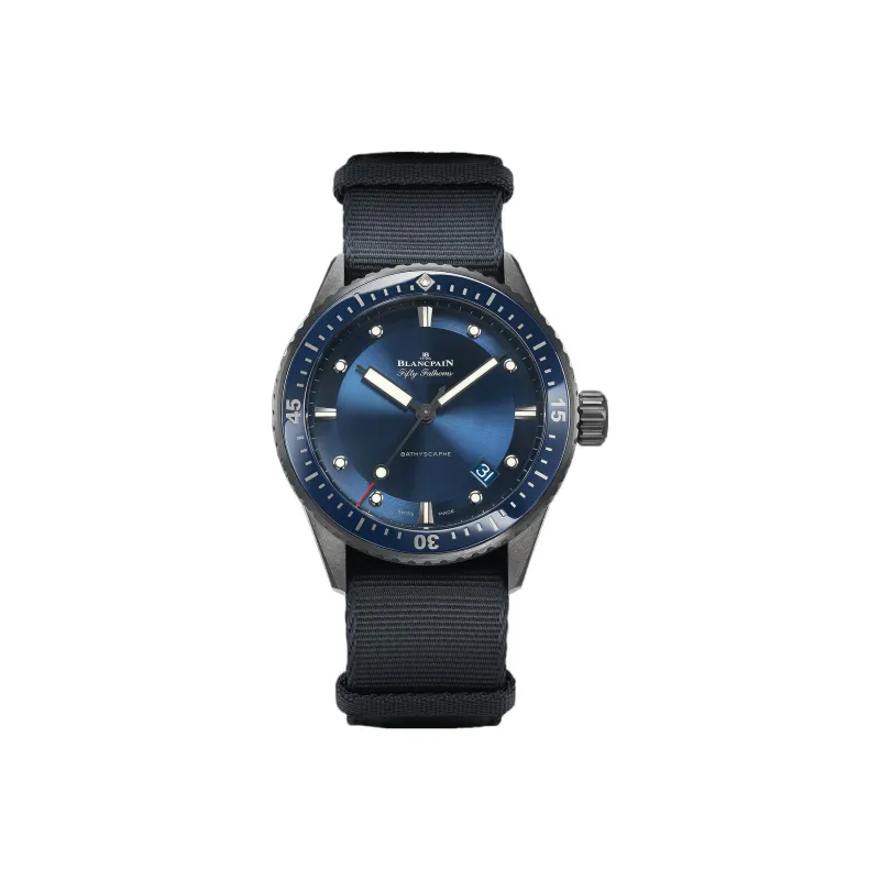 BLANCPAIN FIFTY FATHOMS Automatic Mechanical Movement Men's Watches Watch 43.6mm Blue Dial-0