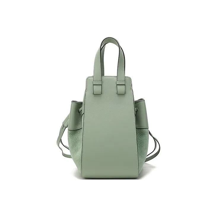 LOEWE Hammock Leather Hammock Bag, Shoulder Bag, Crossbody Bag, Handbag Trumpets Women's Light Green-3