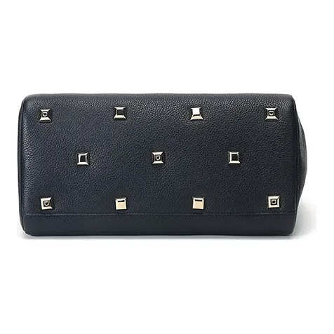 FERRAGAMO THE STUDIO Series Cow Leather Shoulder Bag, Crossbody Bag, Handbag Women's Black-4