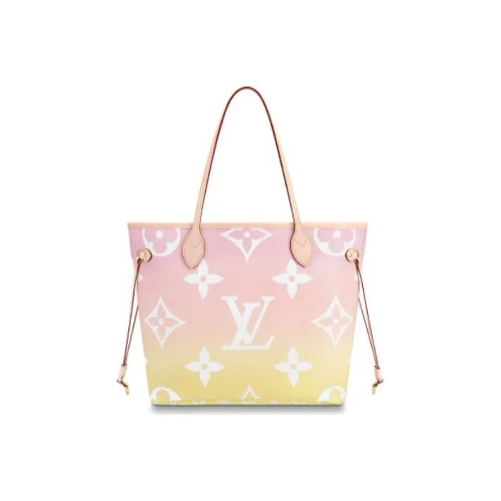 LOUIS VUITTON Neverfull Gradient Pastel Mm Light Pink-3