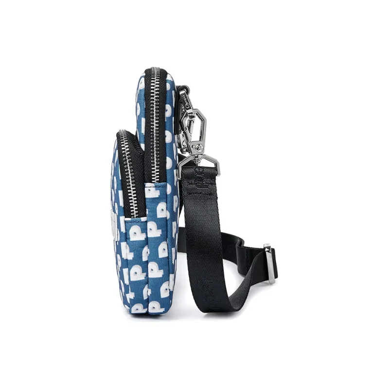 Pepsi Nylon Fabric Cell Phone Pouch Crossbody Bags Regular Unisex Marine Blue-3