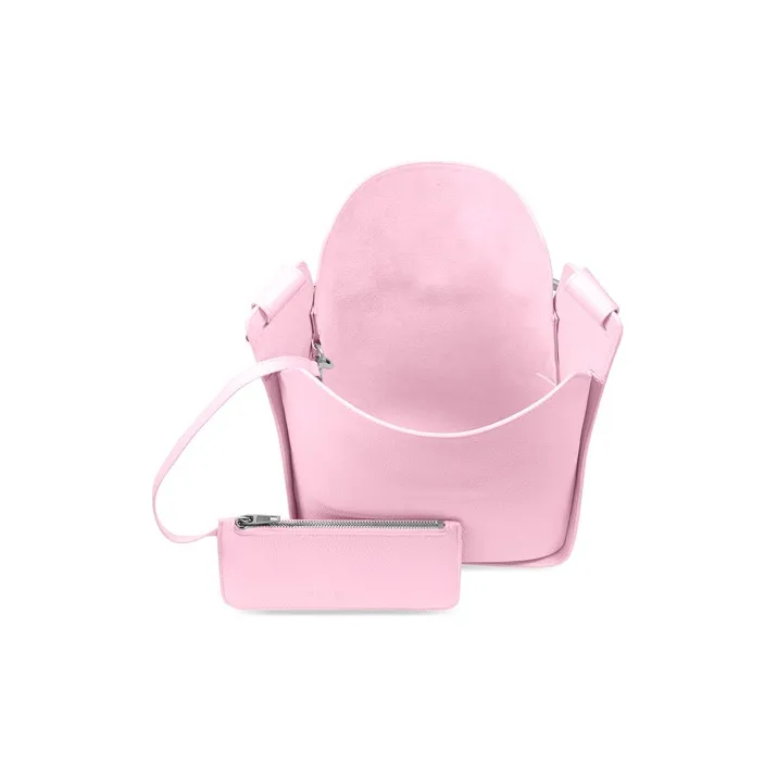 Balenciaga Grained Calfskin Tote Bag Shopping Bag Handbag Regular Women's Pink-3