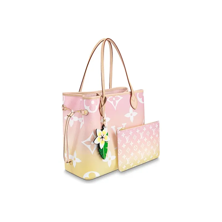 LOUIS VUITTON Neverfull Gradient Pastel Mm Light Pink-1