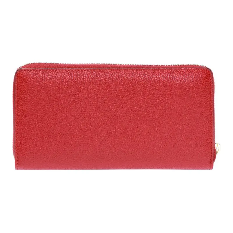 GUCCI Zumi Leather Clutches Wallet Women's Red-2