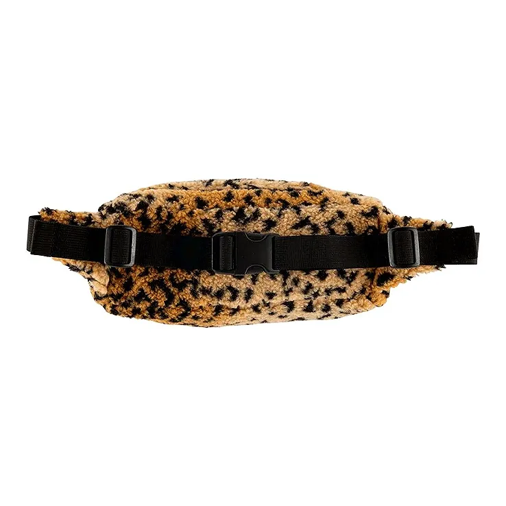 Supreme Fleece Polyester Fanny Pack Regular Unisex Brown-1