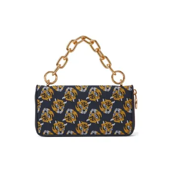 CHARLES&KEITH Fabric Portable Crossbody Chain Bag With Wallet Small Size Women's Multicolor
